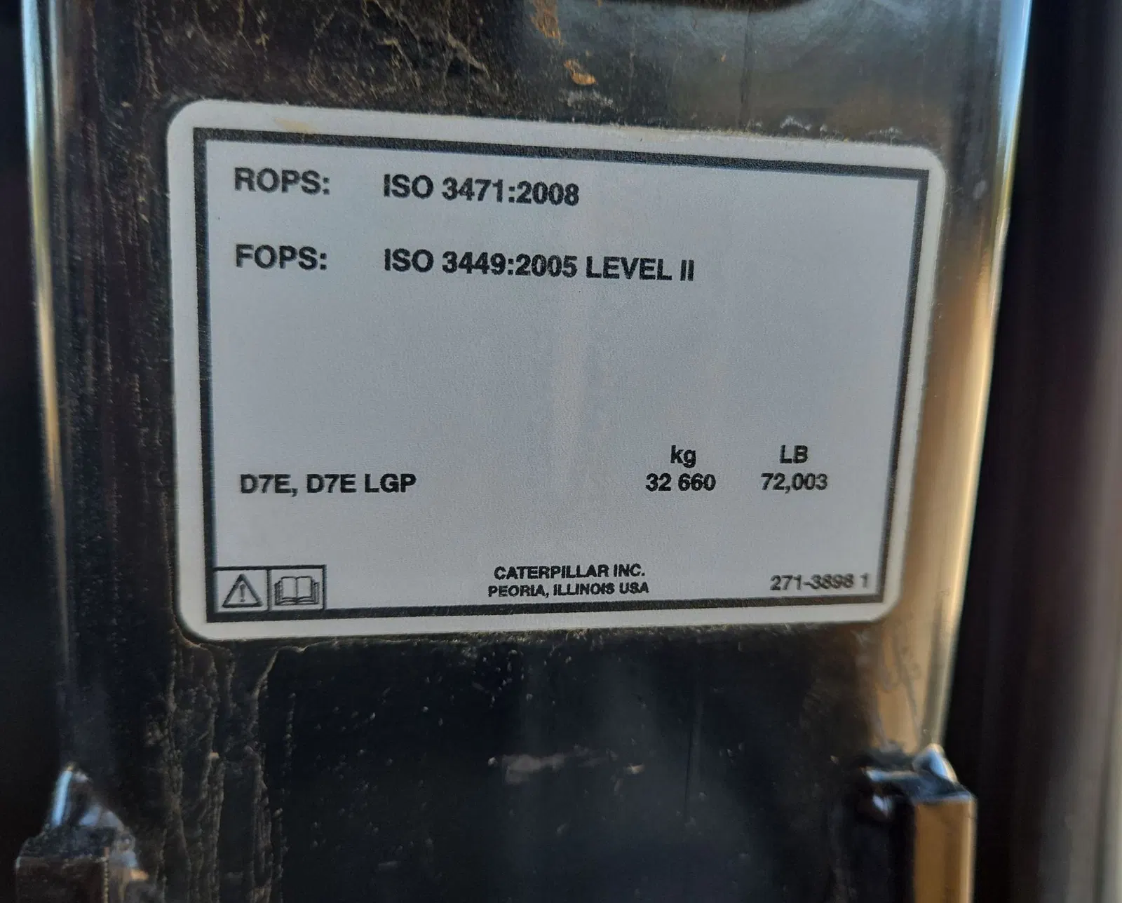 2016 Caterpillar D7E