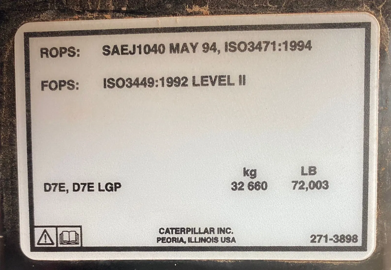 2014 Caterpillar D7E